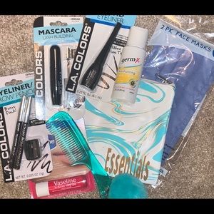 Essentials items and a customized bag